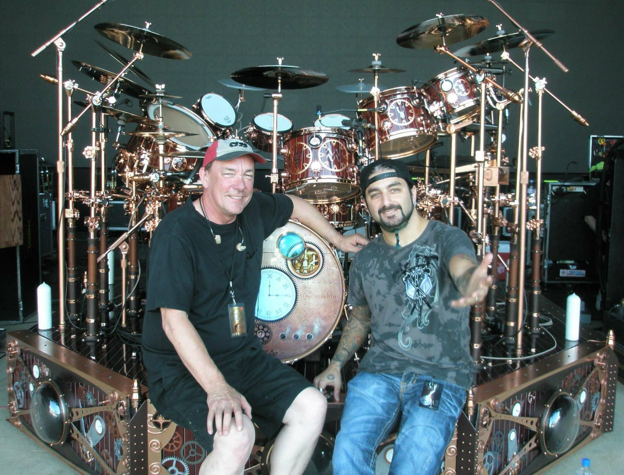 Neil Peart i Mike Portnoy